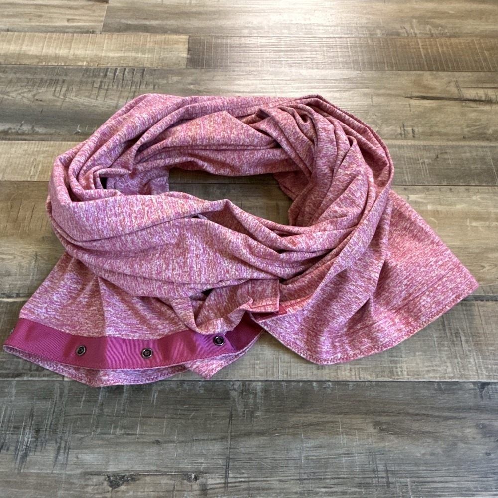 Lululemon Vinyasa Wrap Scarf Womens One Size Convertible Red Heather